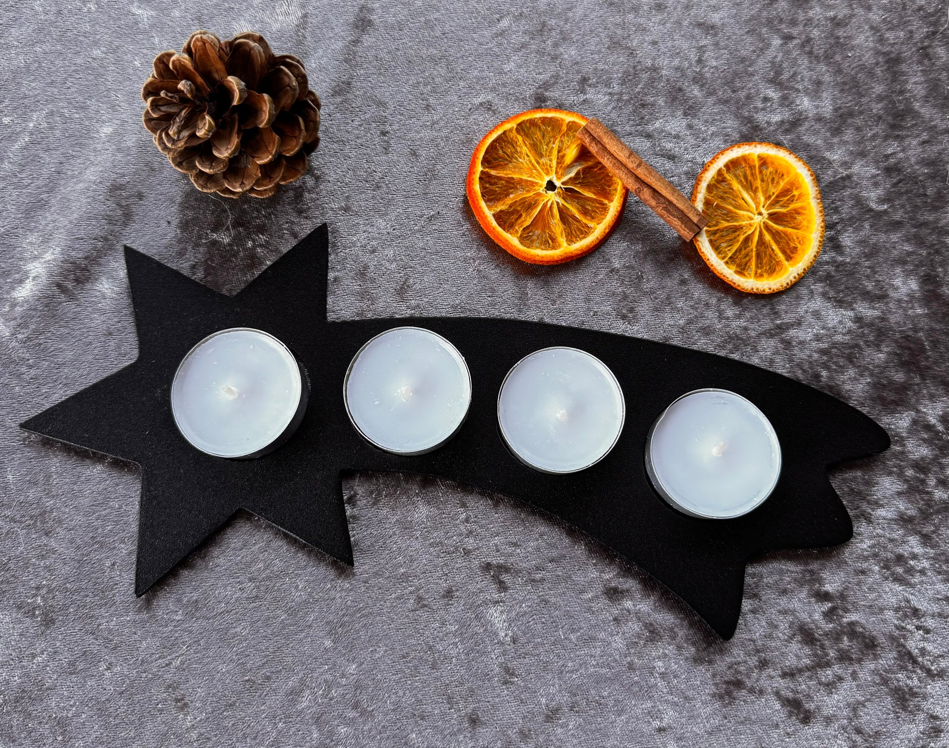 Sternschnuppe Teelichthalter in Ihrer Wunschfarbe