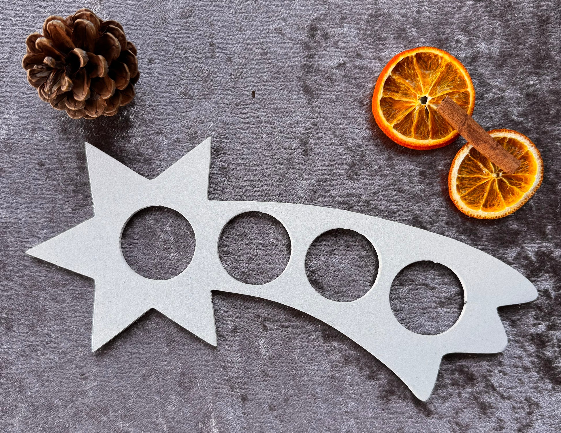 Sternschnuppe Teelichthalter in Ihrer Wunschfarbe