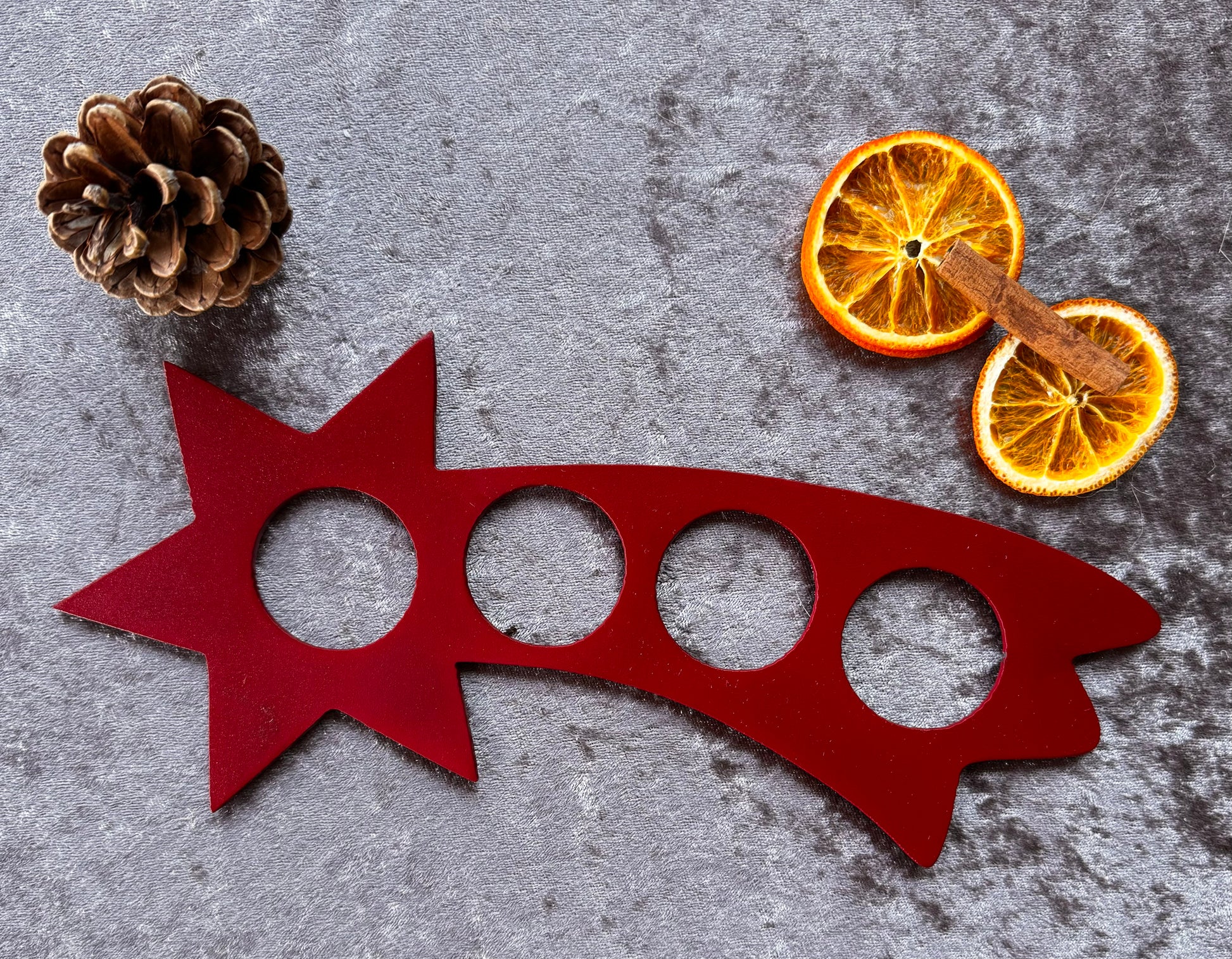 Sternschnuppe Teelichthalter in Ihrer Wunschfarbe