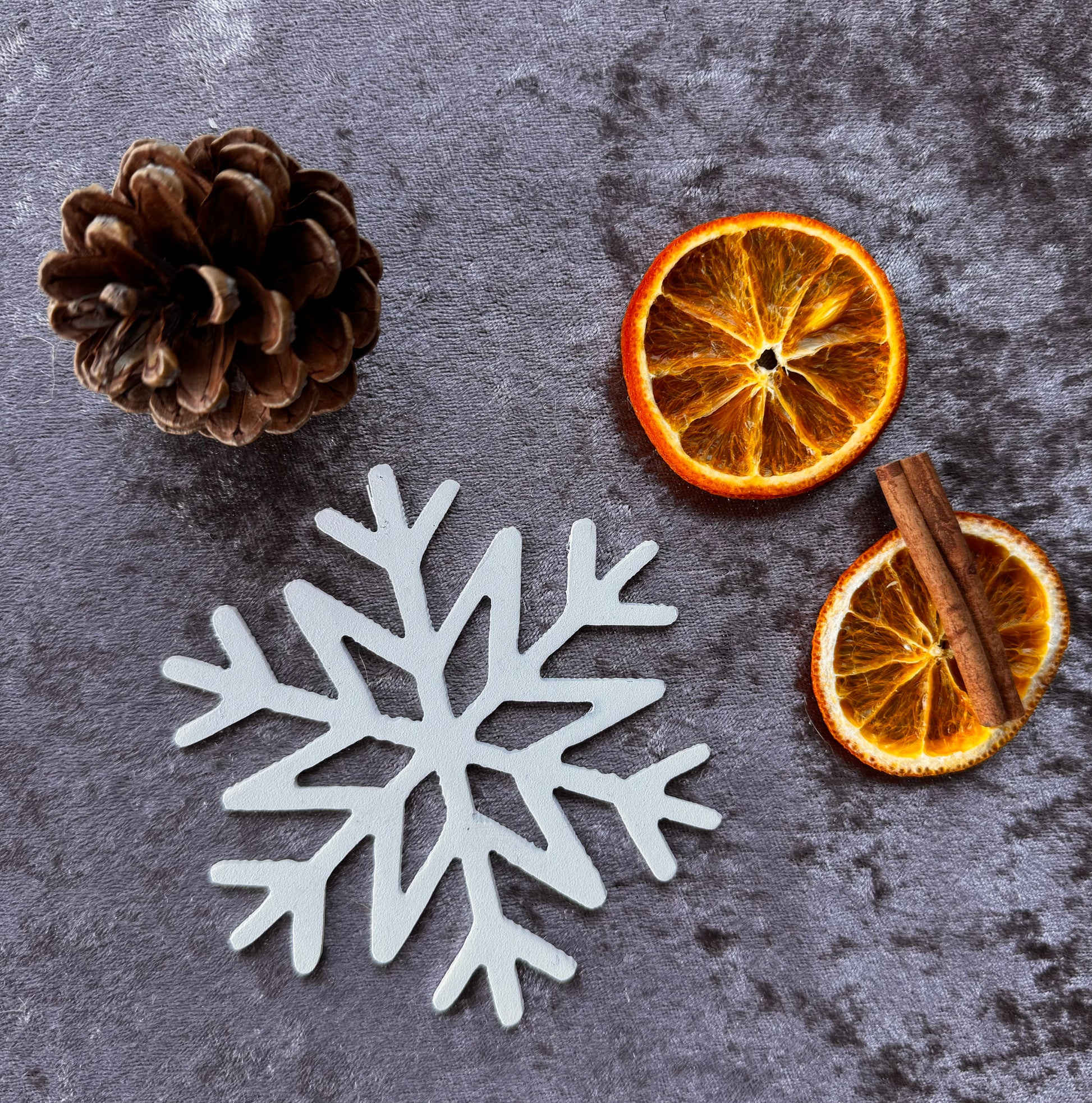 Schneflocke aus Metall