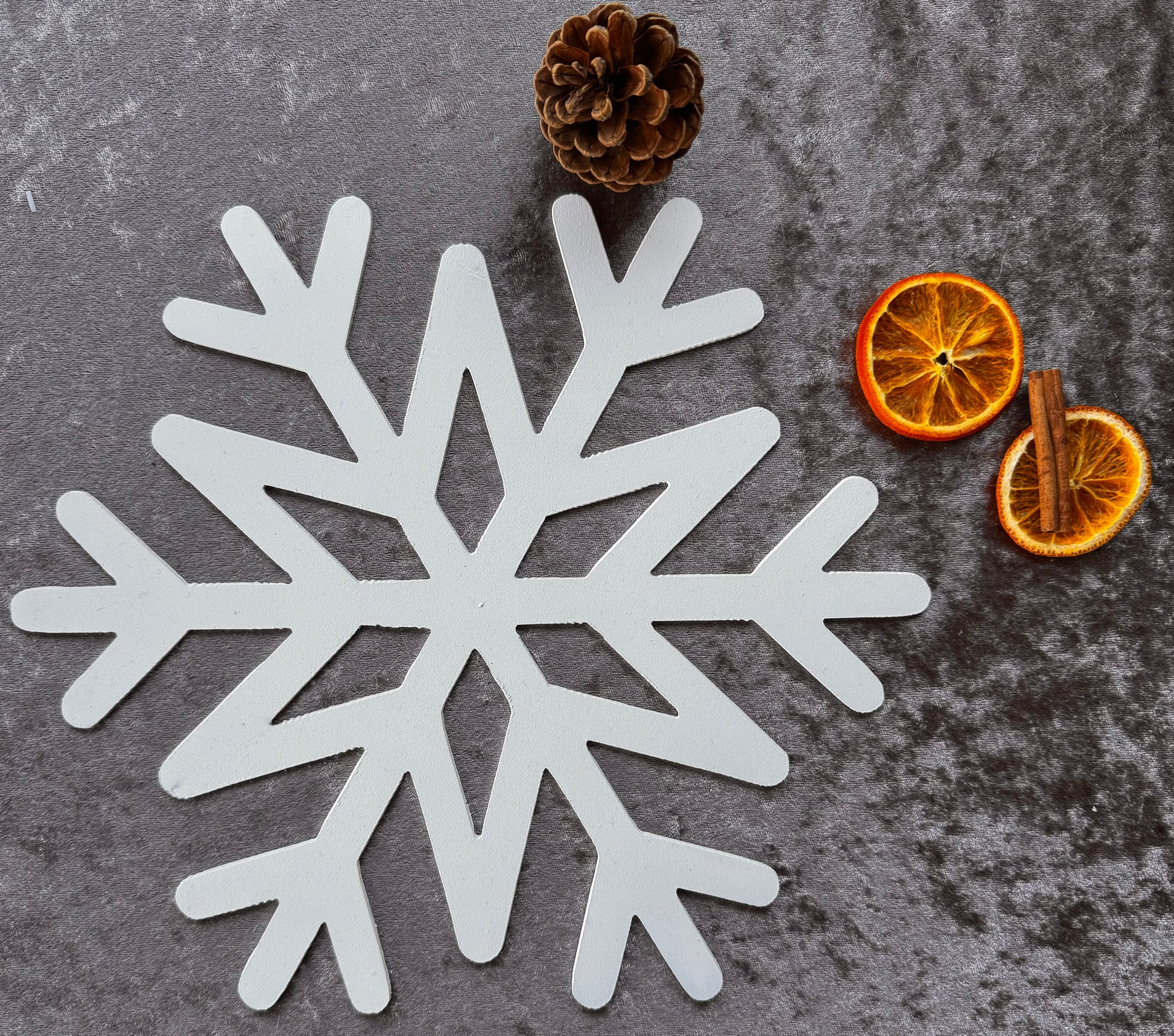 Schneflocke aus Metall