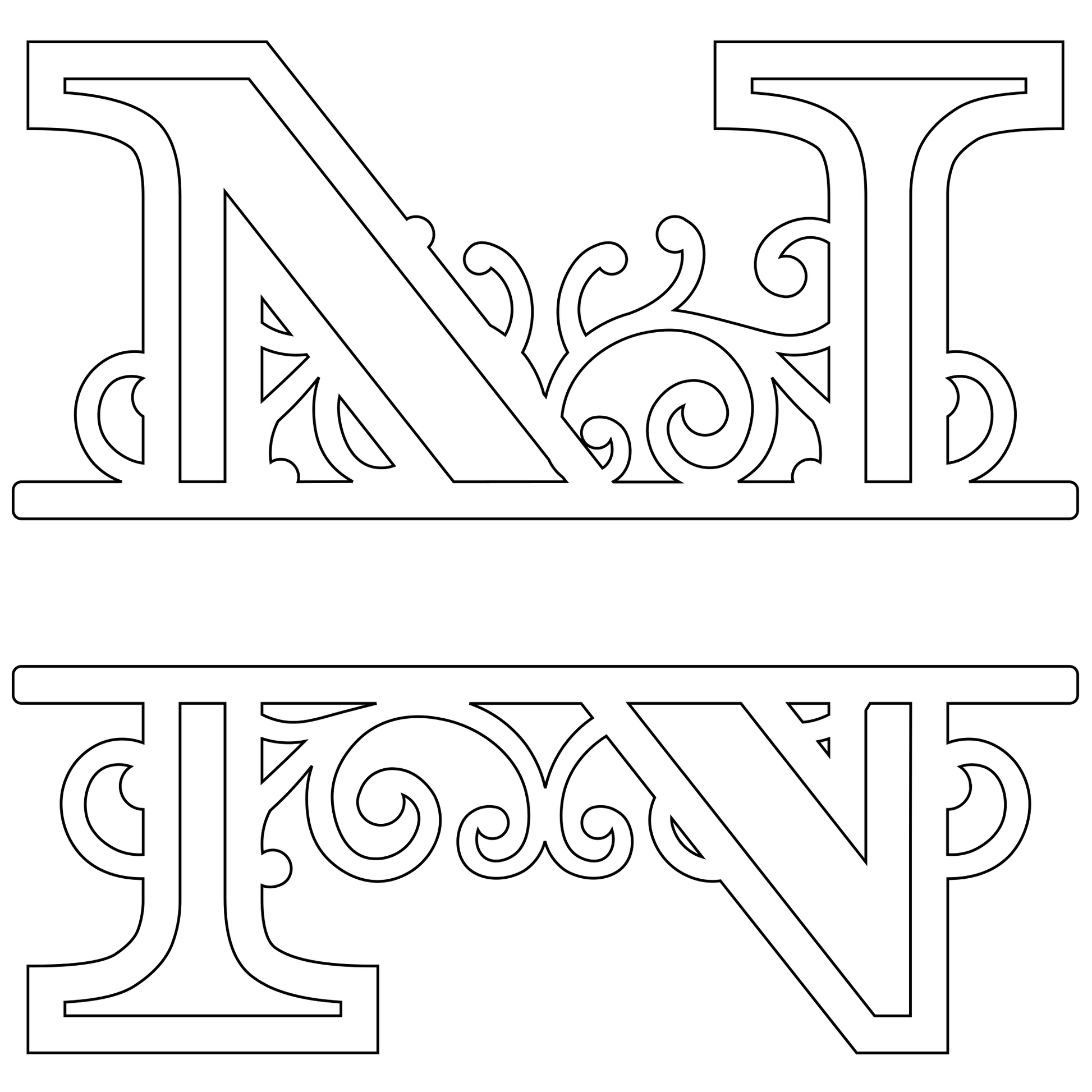 Monogramm personalisiert