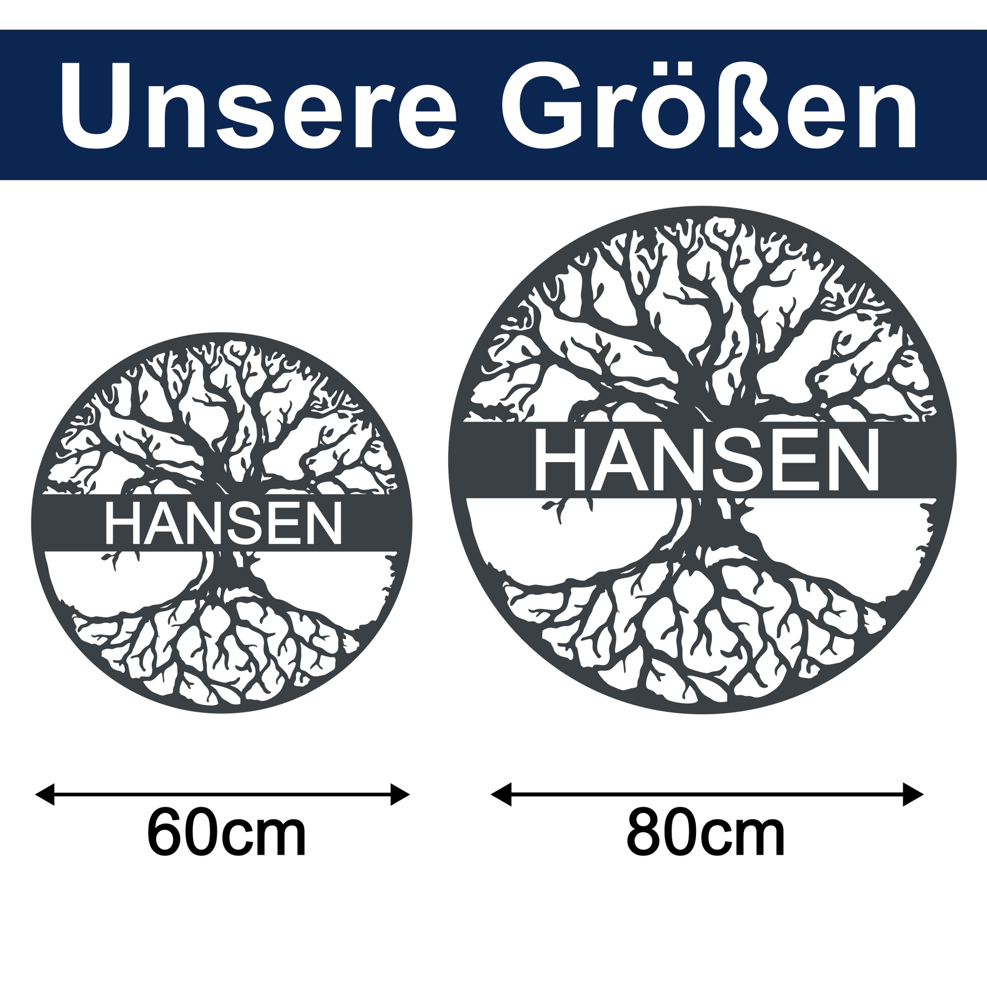 Lebensbaum mit Wunschnamen