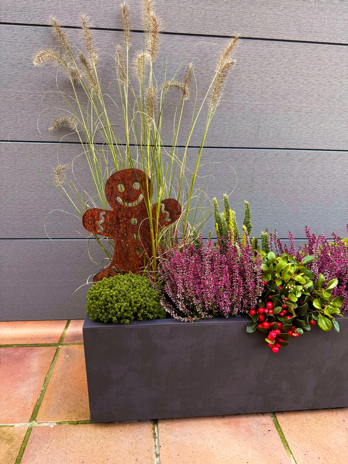 Lebkuchenmann aus Cortenstahl