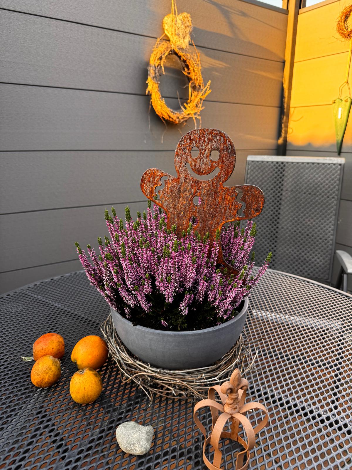 Lebkuchenmann aus Cortenstahl