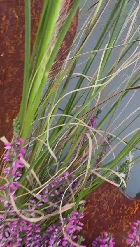 Kerzen aus Cortenstahl